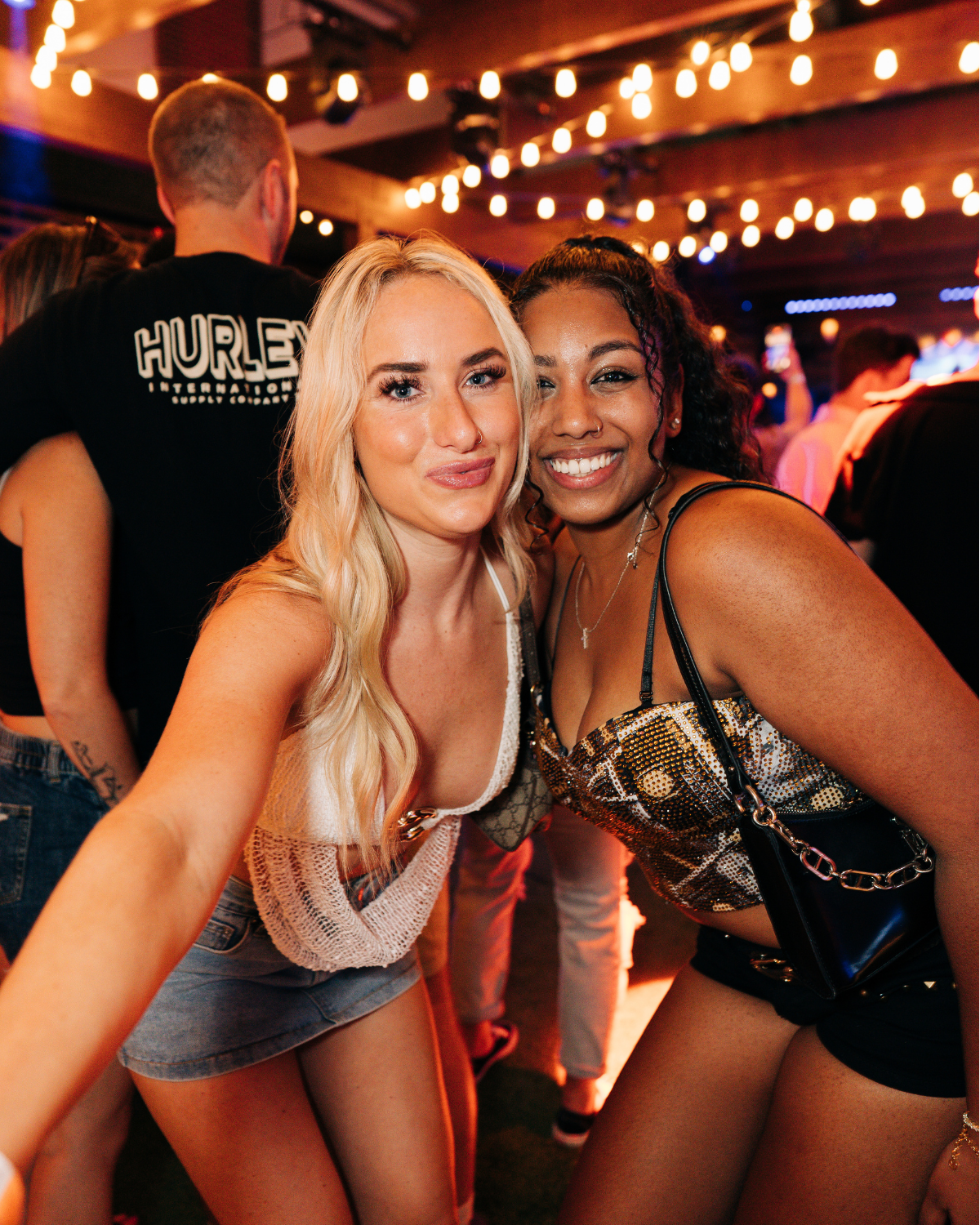 Girls posing for a picture at AVA Garden Bar 