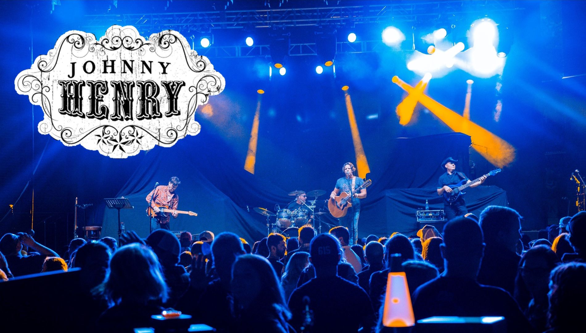 Band performing on stage