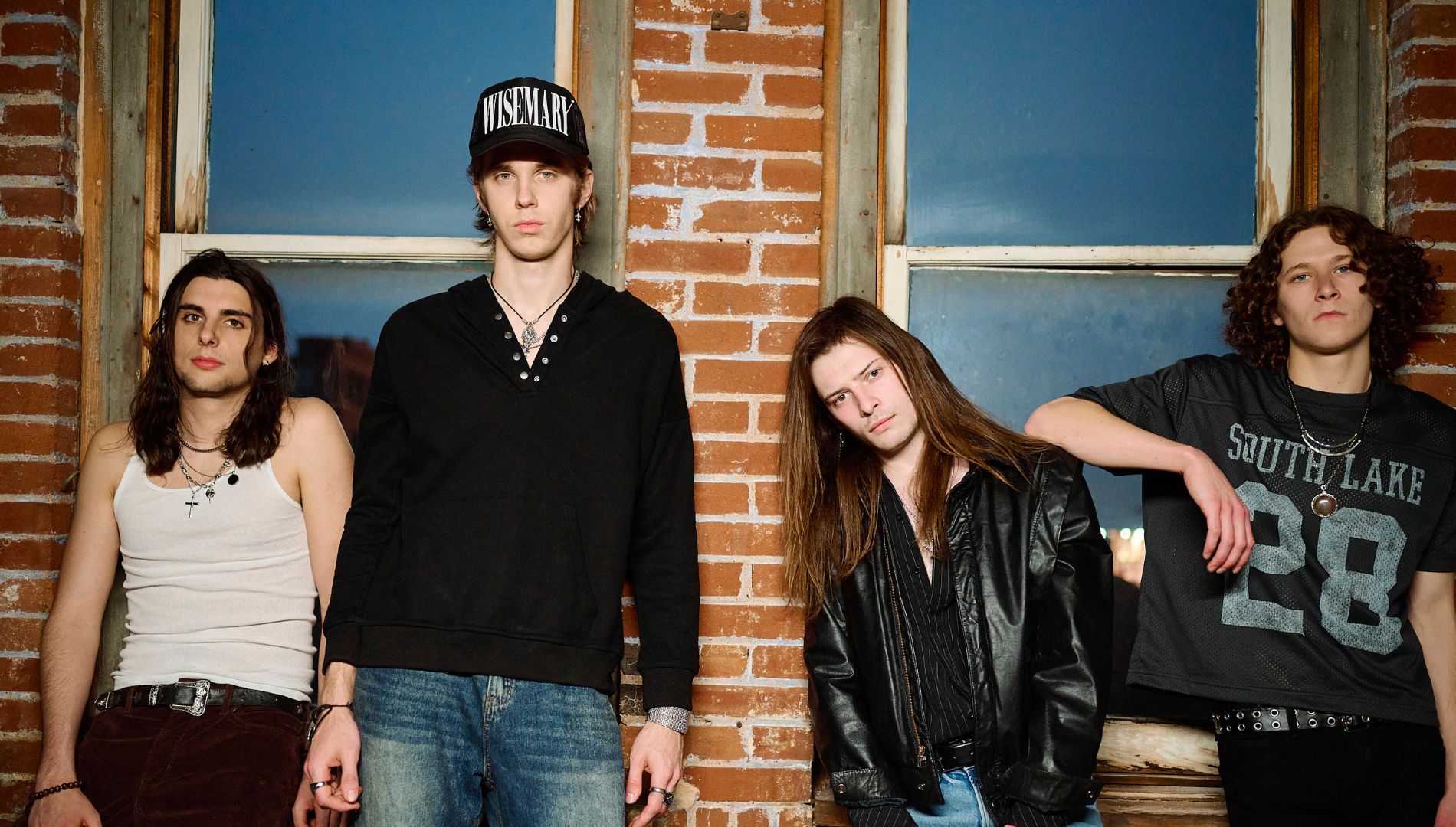 Rock band album photo