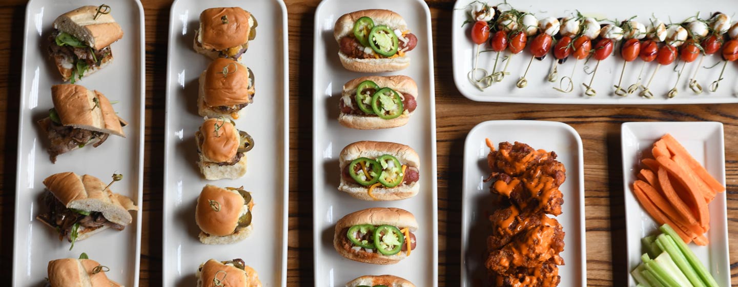 Food served for private events