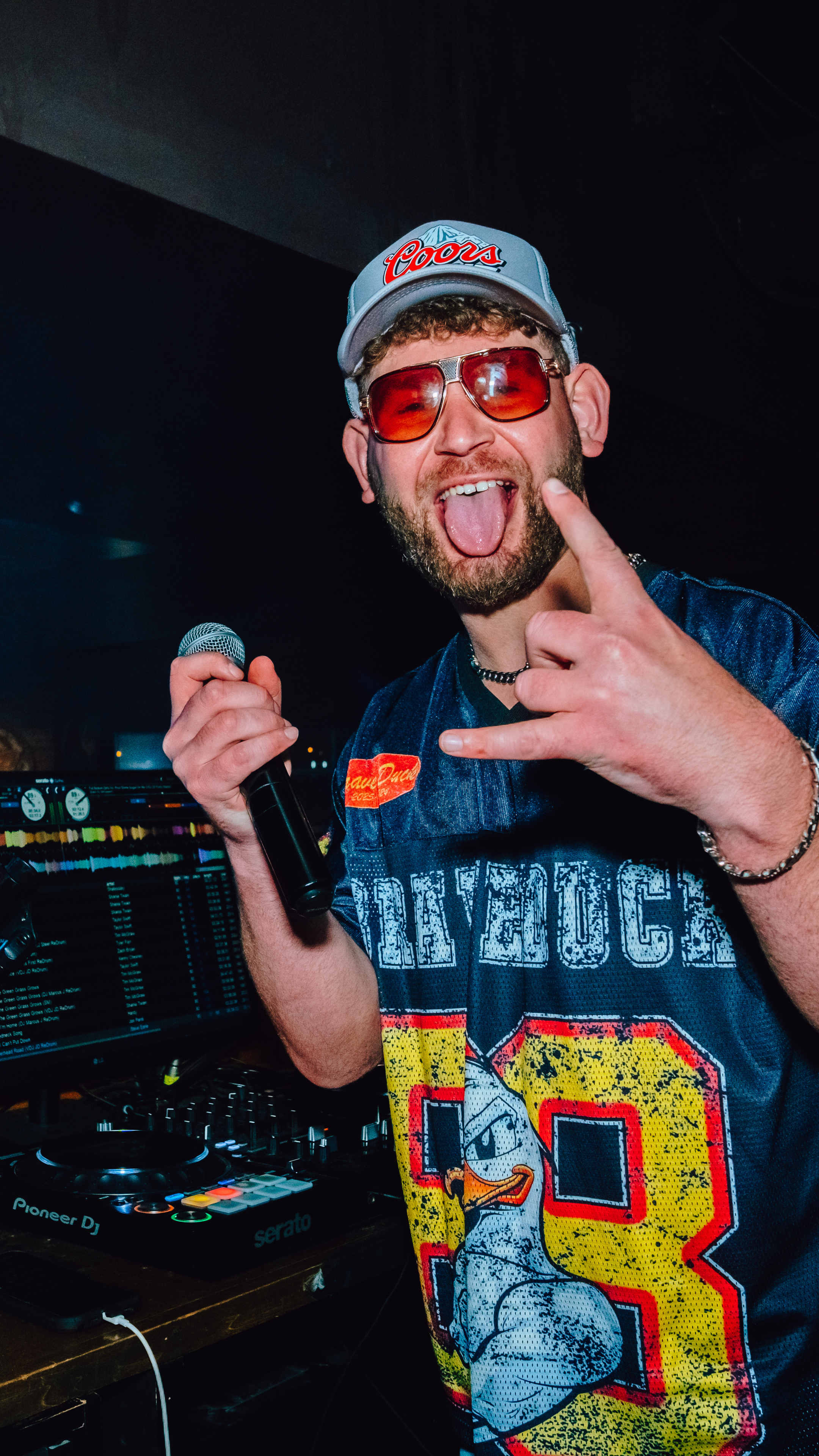 An image of DJ Brandon Lee at PBR Louisville.