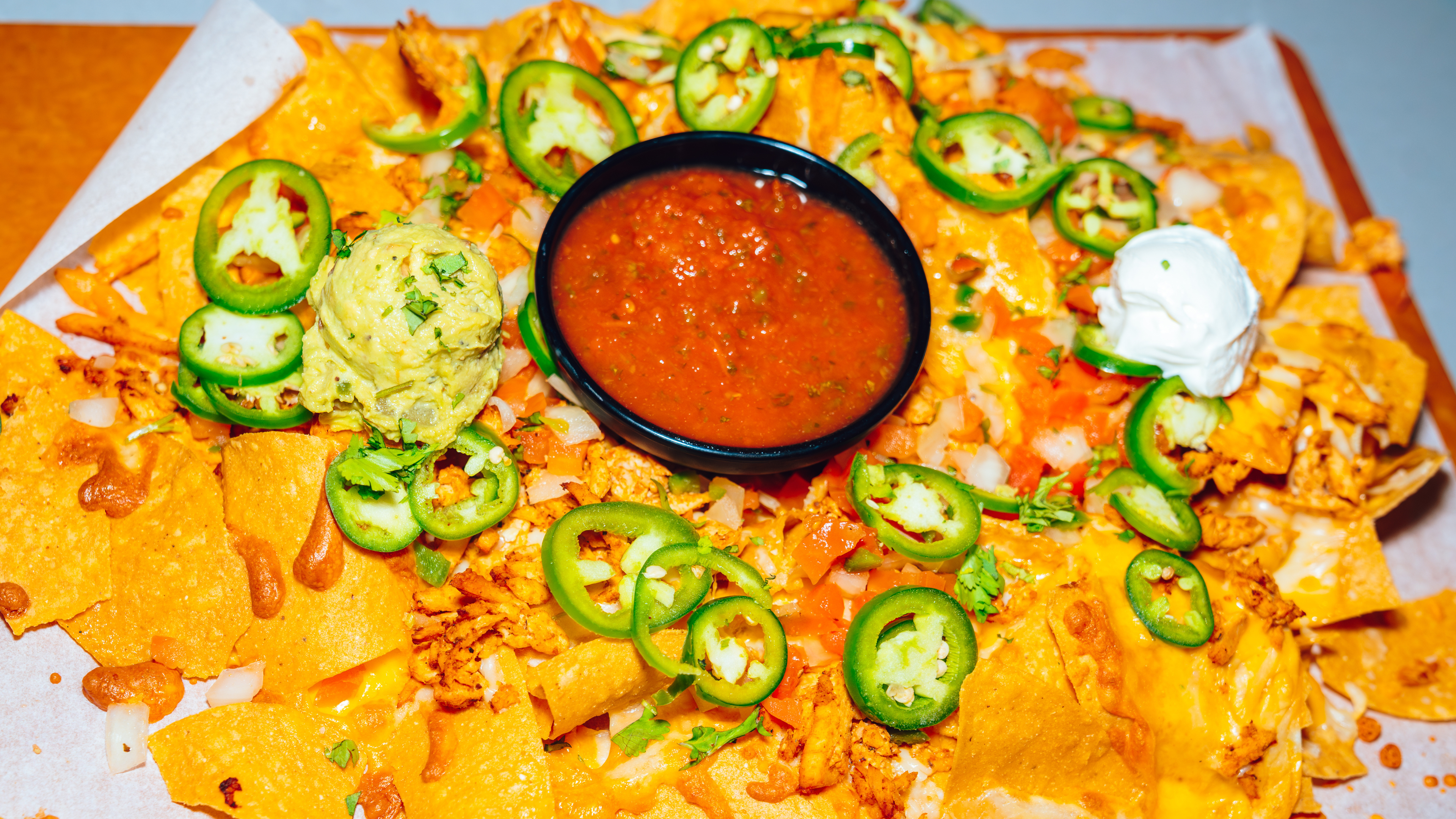 An image of Loaded Nachos at Sports and Social.