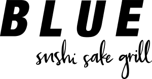 Blue Sushi Sake Grill black text logo.
