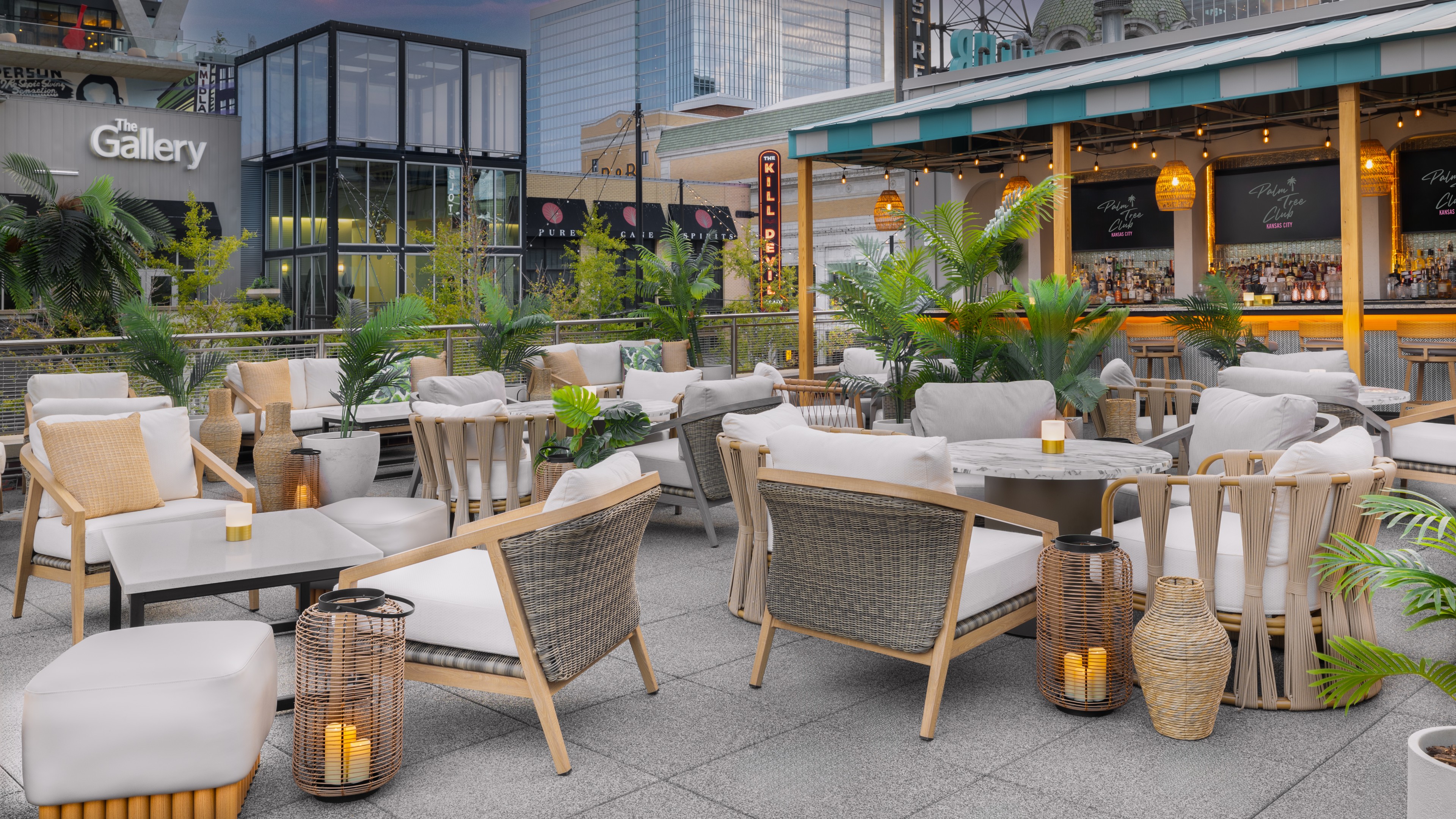 Palm Tree Club Rooftop