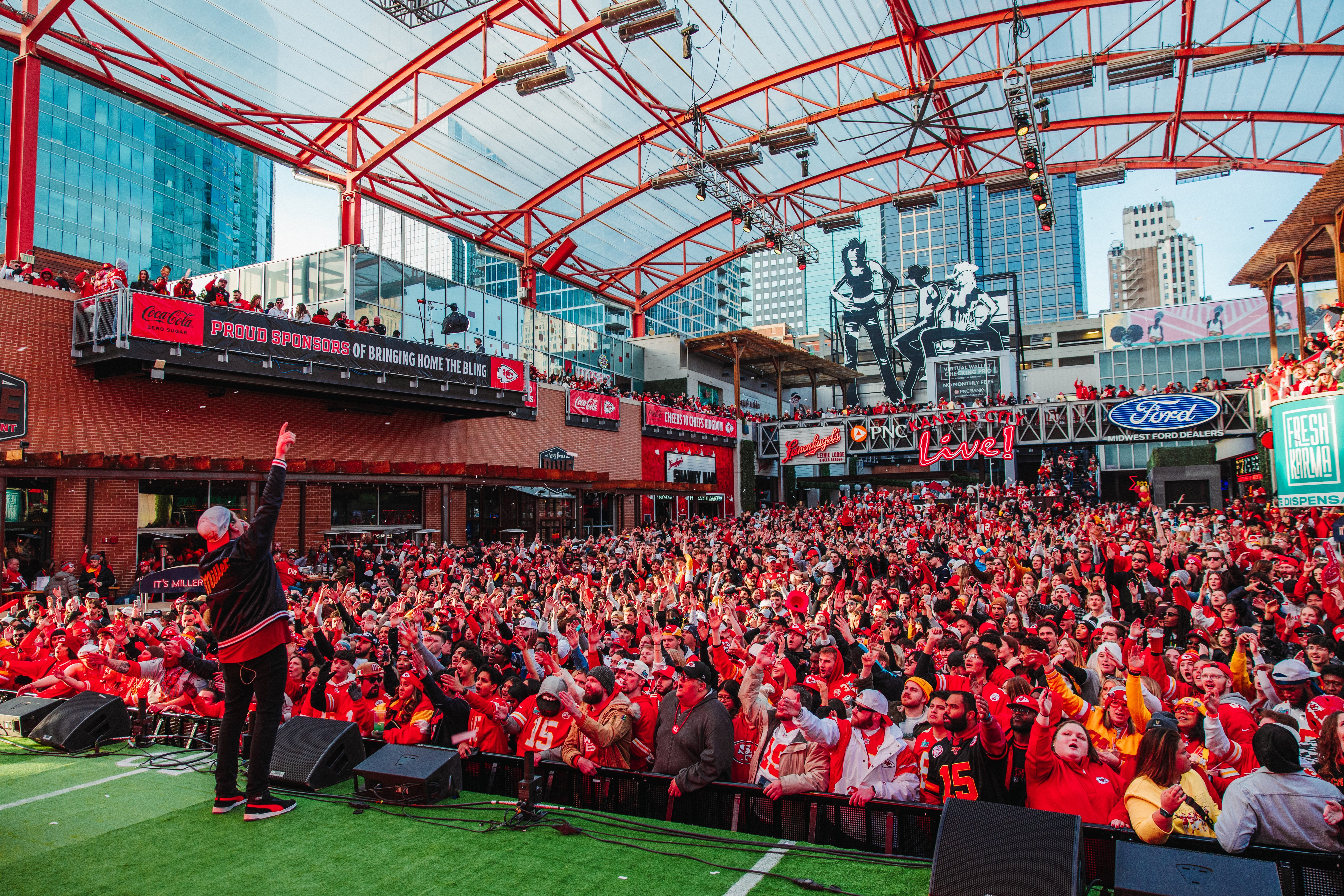 Coca-Cola Game Day Watch Party at KC Live! Block