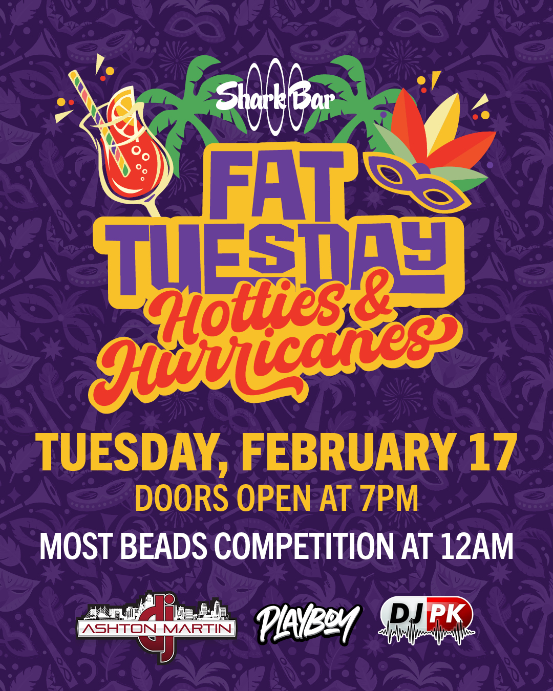 Fat Tuesday Event Flyer