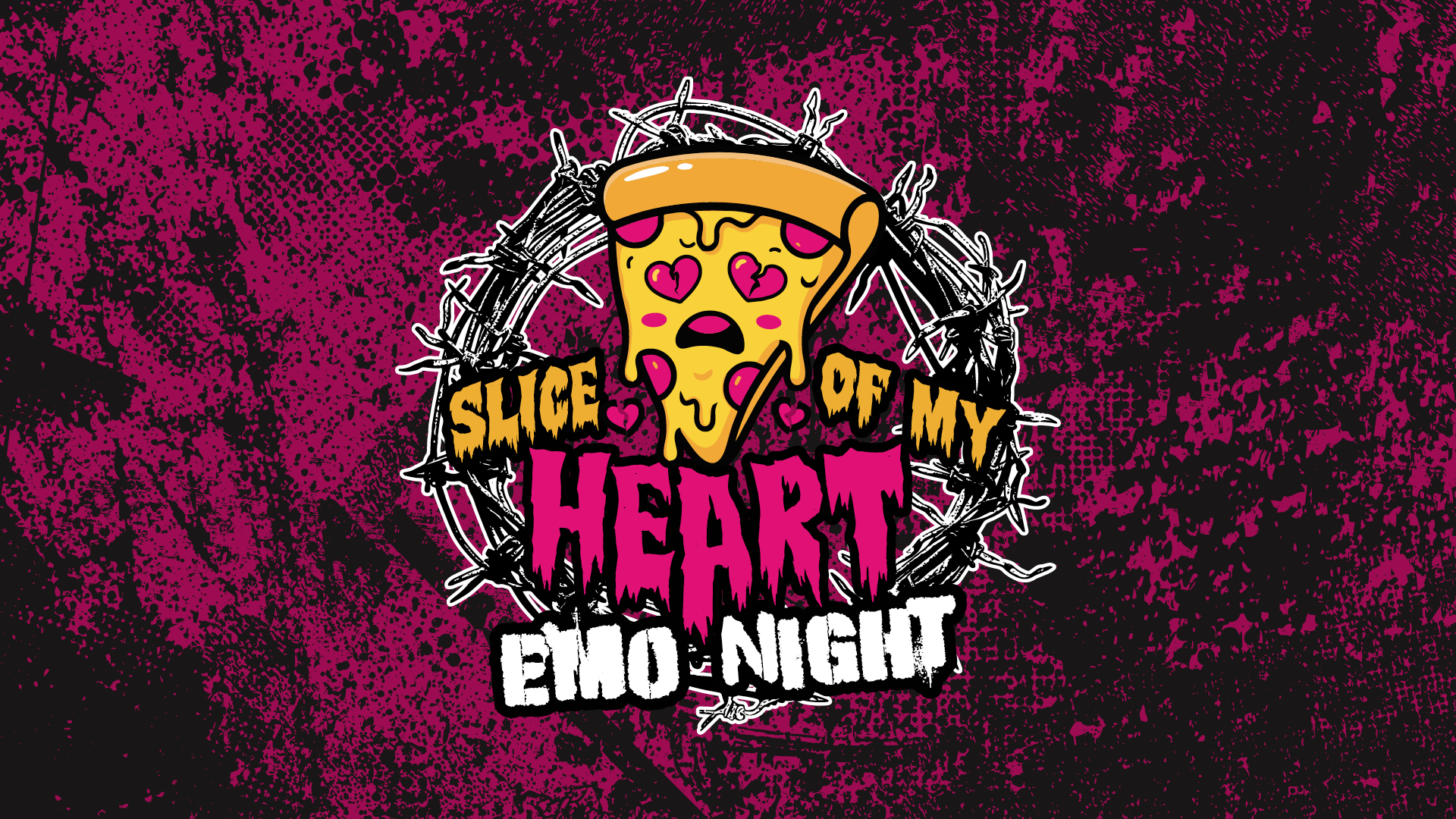 Slice of My Heart Emo Night at Pizza Bar. 