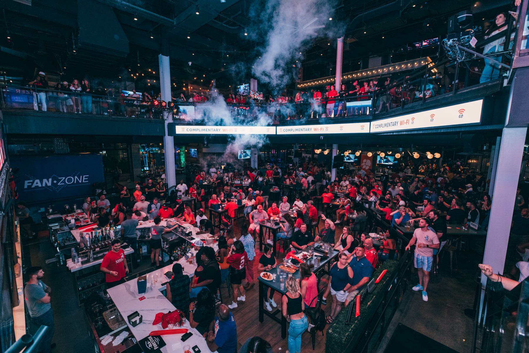 Venue during UGA watch party