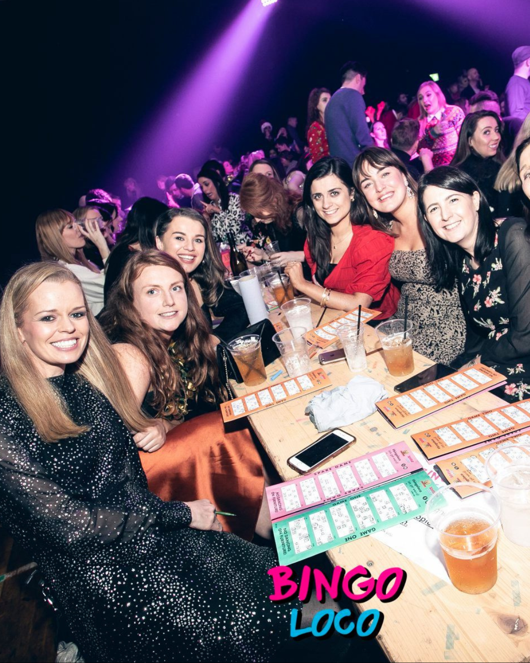 Bingo Loco Friends Group Photo