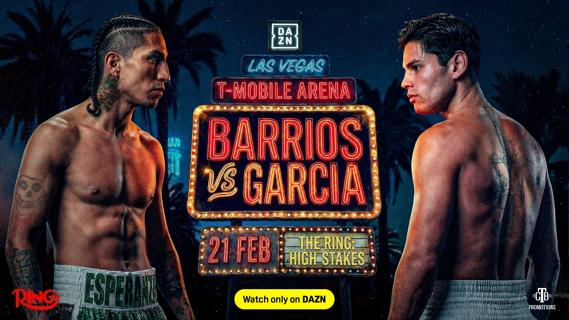 Ryan Garcia v Mario Barrios Graphic