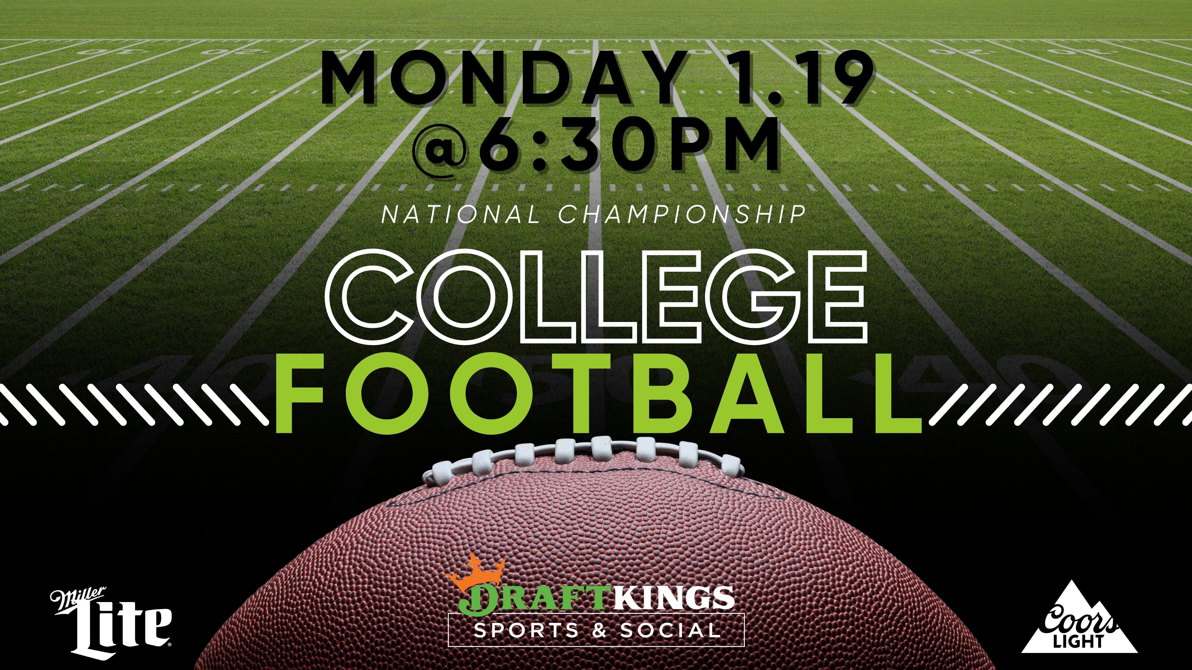 College Football National Championship 1.19