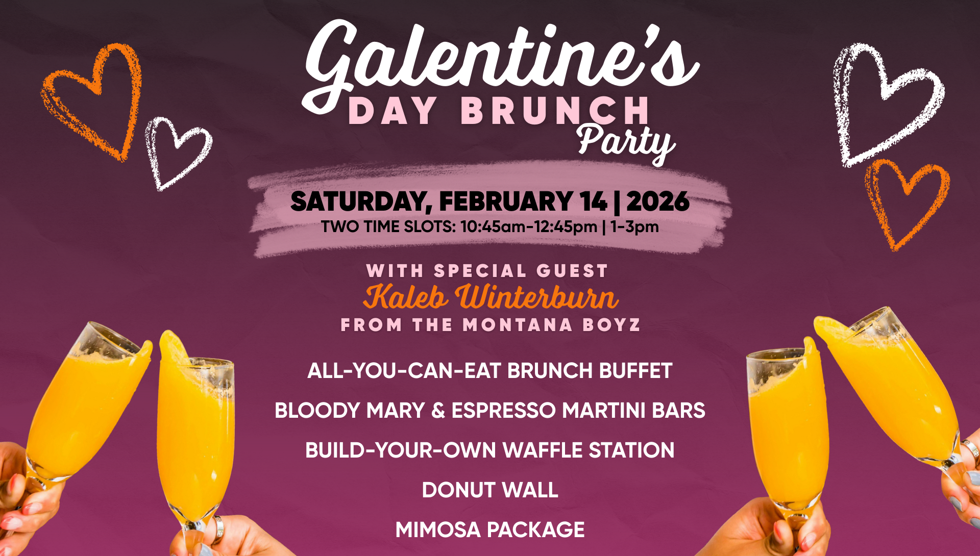 Galentine's Day Brunch with Kaleb Winterburn