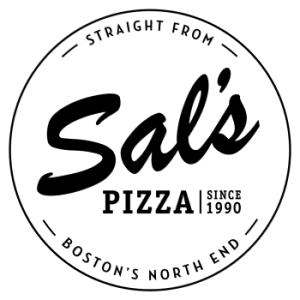 Sal's Pizza black text circular logo.