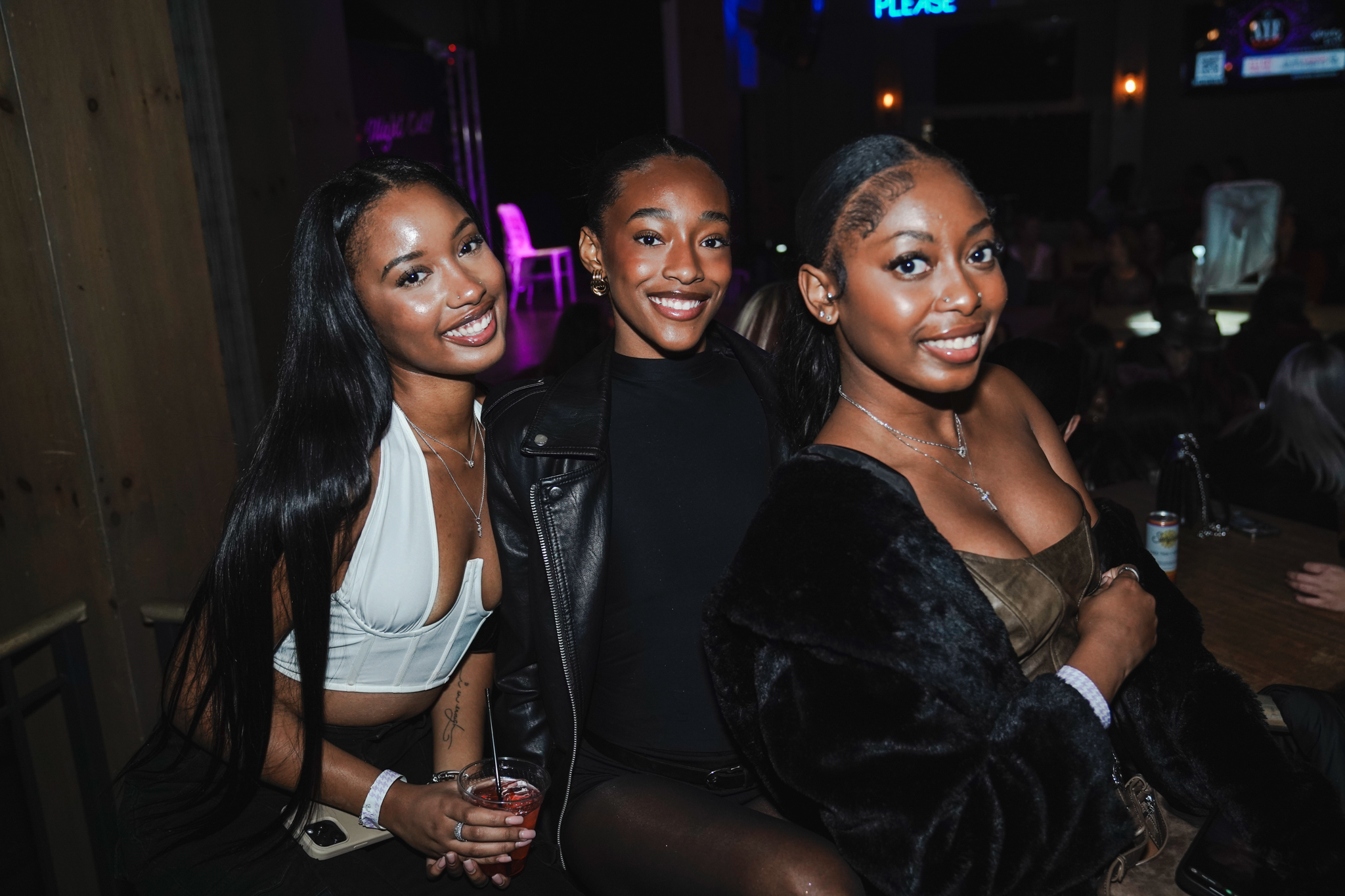 Group of friends at girls night out