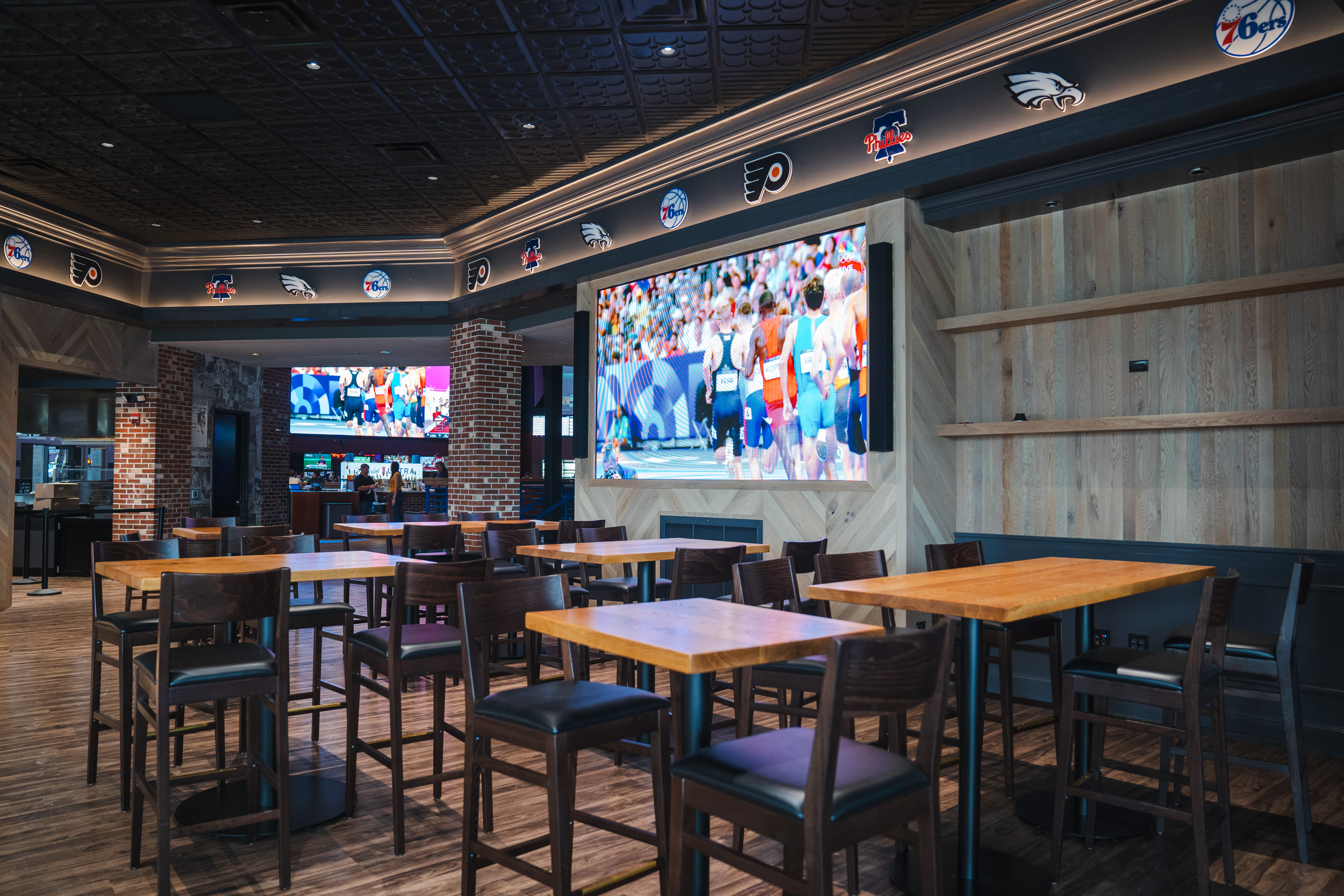 Inside The Pub and Media Wall