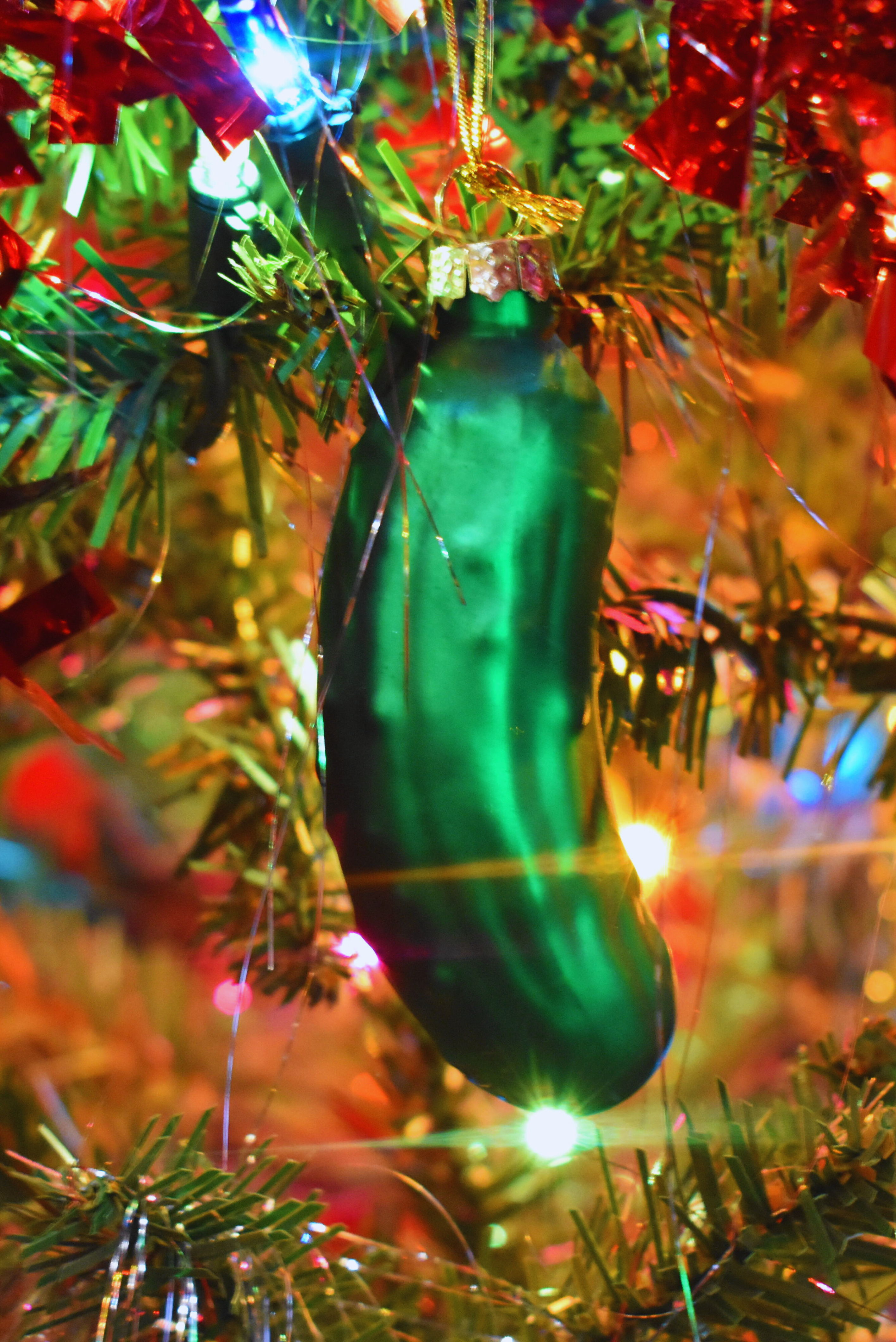 Christmas Pickle Decor at Miracle on Waterside Drive