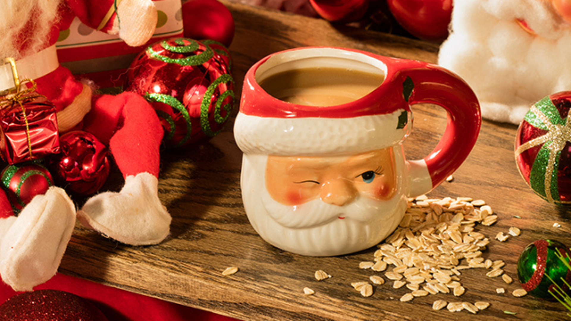 Miracle on Waterside Drive Winking Santa