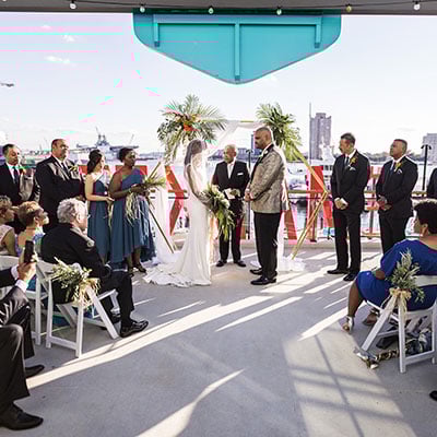 Waterside Harbor Club Norfolk Wedding