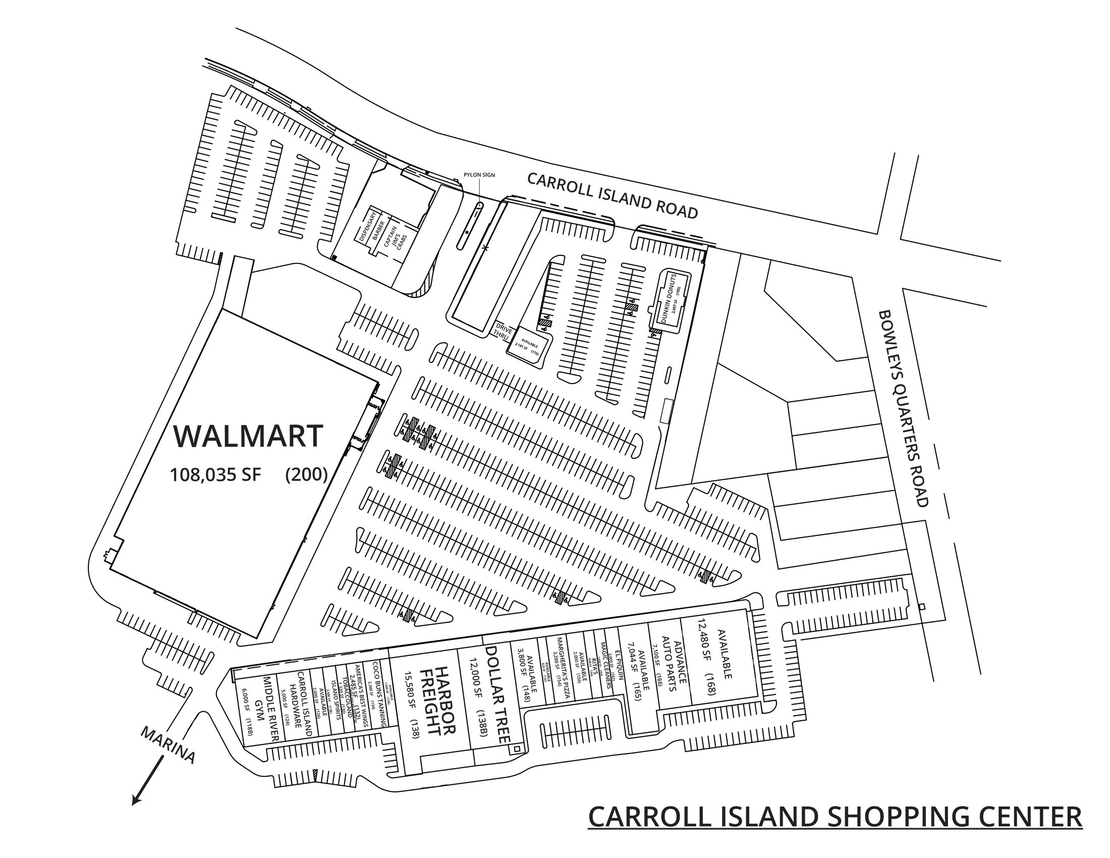 Carroll Island Siteplan