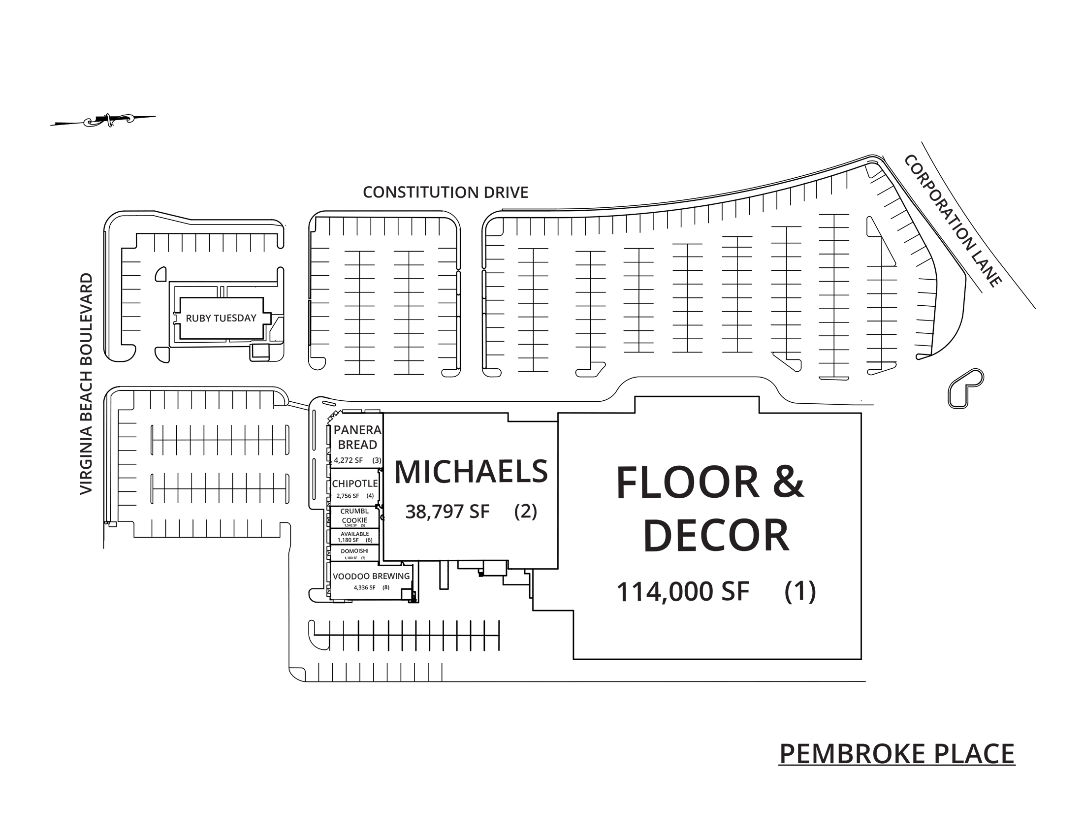 Pembroke Place site plan
