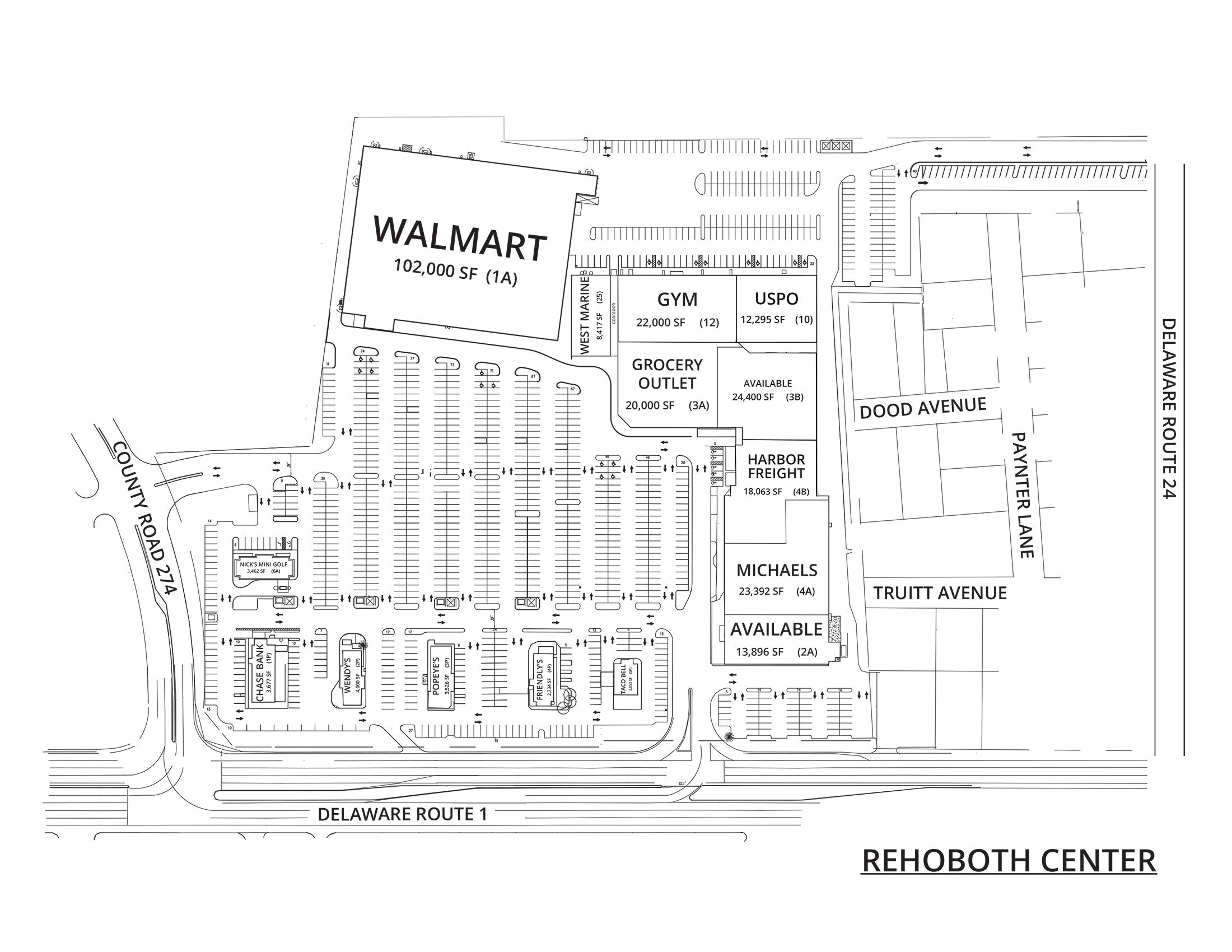 Rehoboth Center site plan