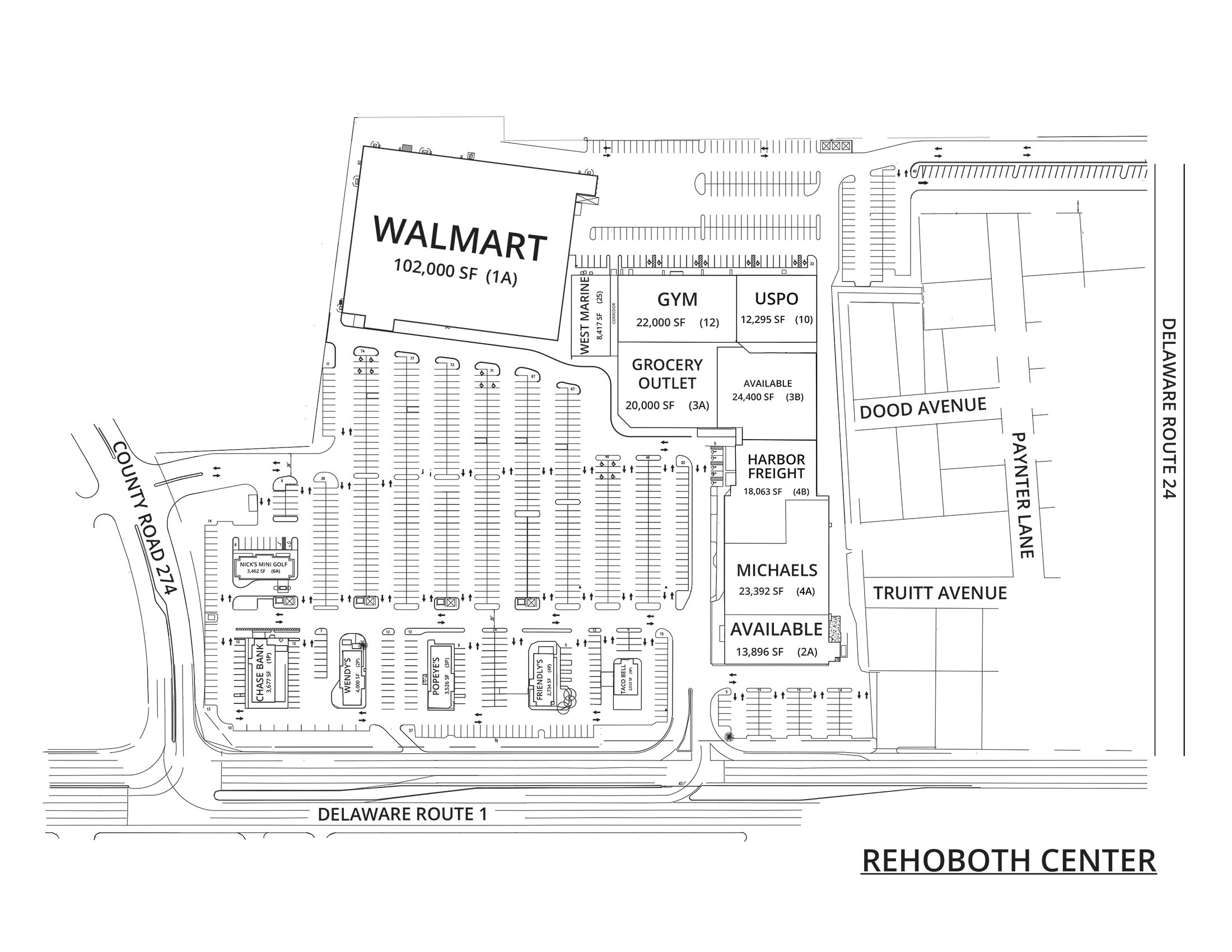 Rehoboth Center site plan
