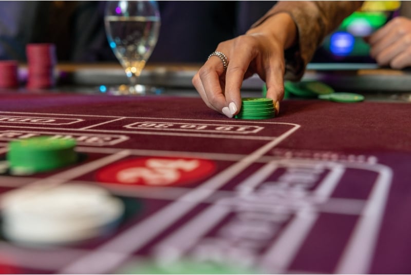 image of a roulette table felt at Live! Casino