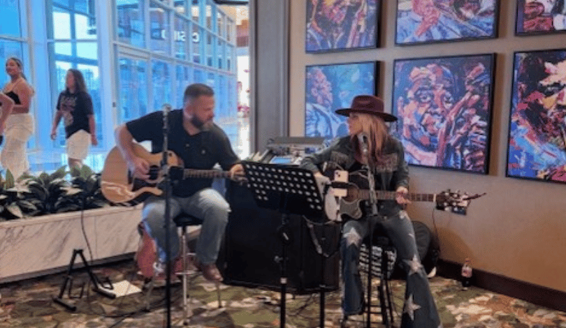 Photo of performers Cheyenne and Curtis