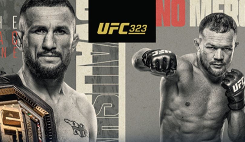 image of the fight information for ufc 323 on december 6