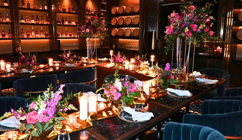 image of the bourbon room in the prime rib