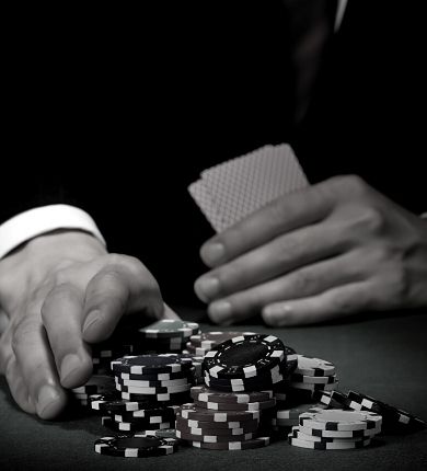 Man Betting Chips