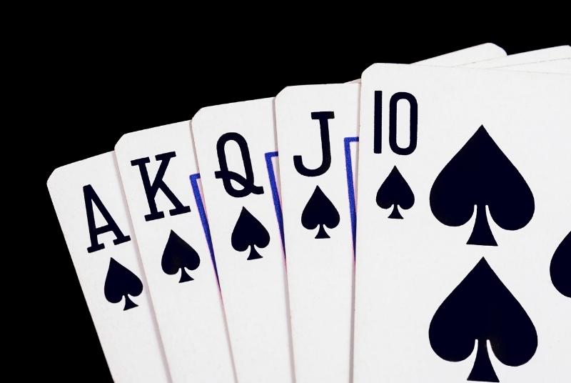 Spade Suit Royal Flush