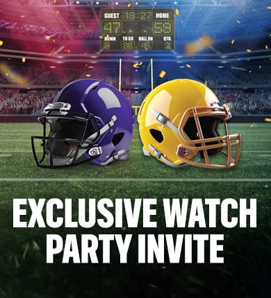 two football helmets