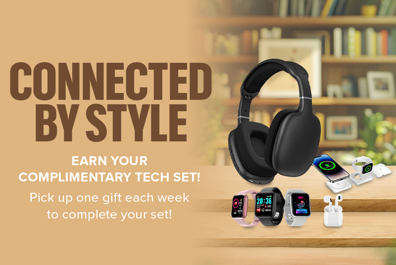 tech stuff like headphones