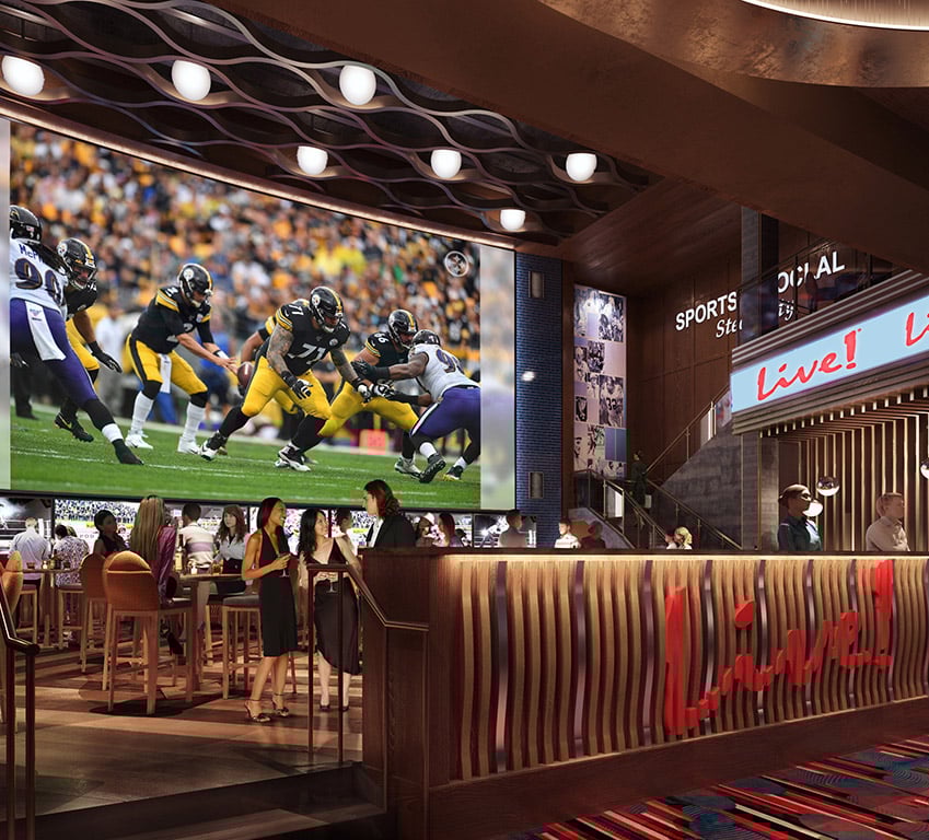 Live! Casino Pittsburgh Sports and Social Steel City
