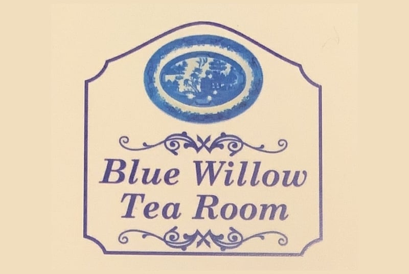 Logo for Blue Willow Tea Room in Virginia