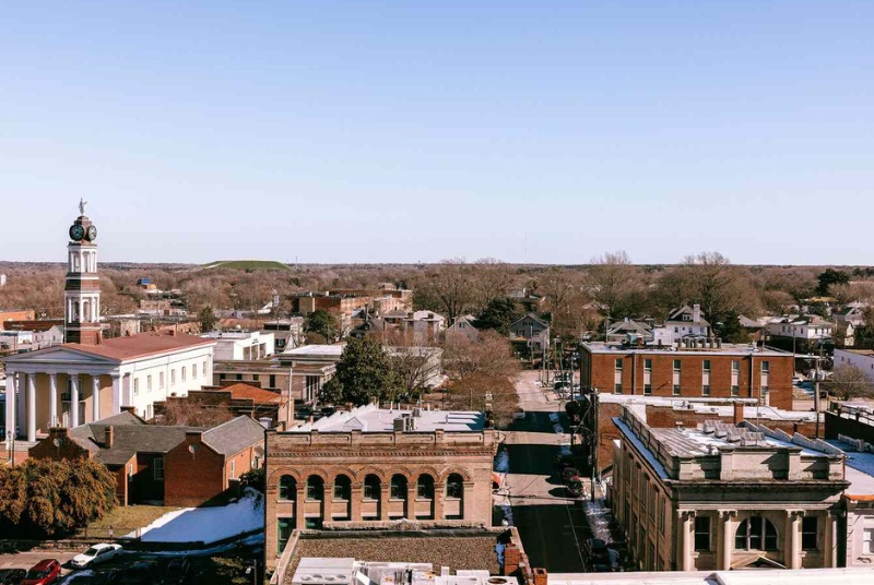 image of Petersburg Virginia skyline