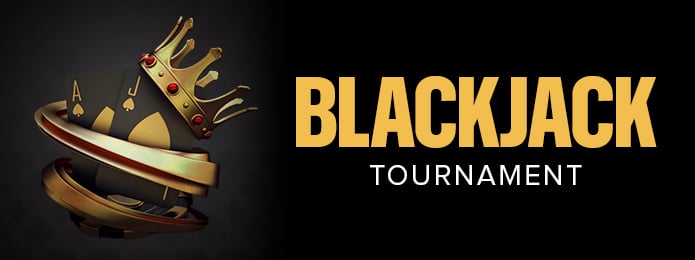 black background with crown and blackjack trophy in corner