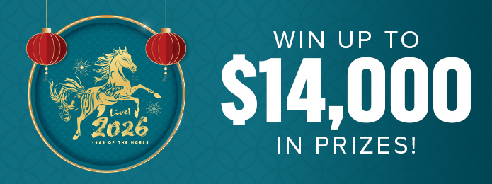 blue year of the horse background and logo