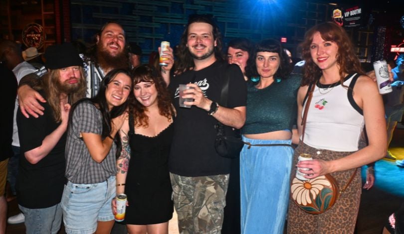 an image of 8 people hanging out at pbr louisiana