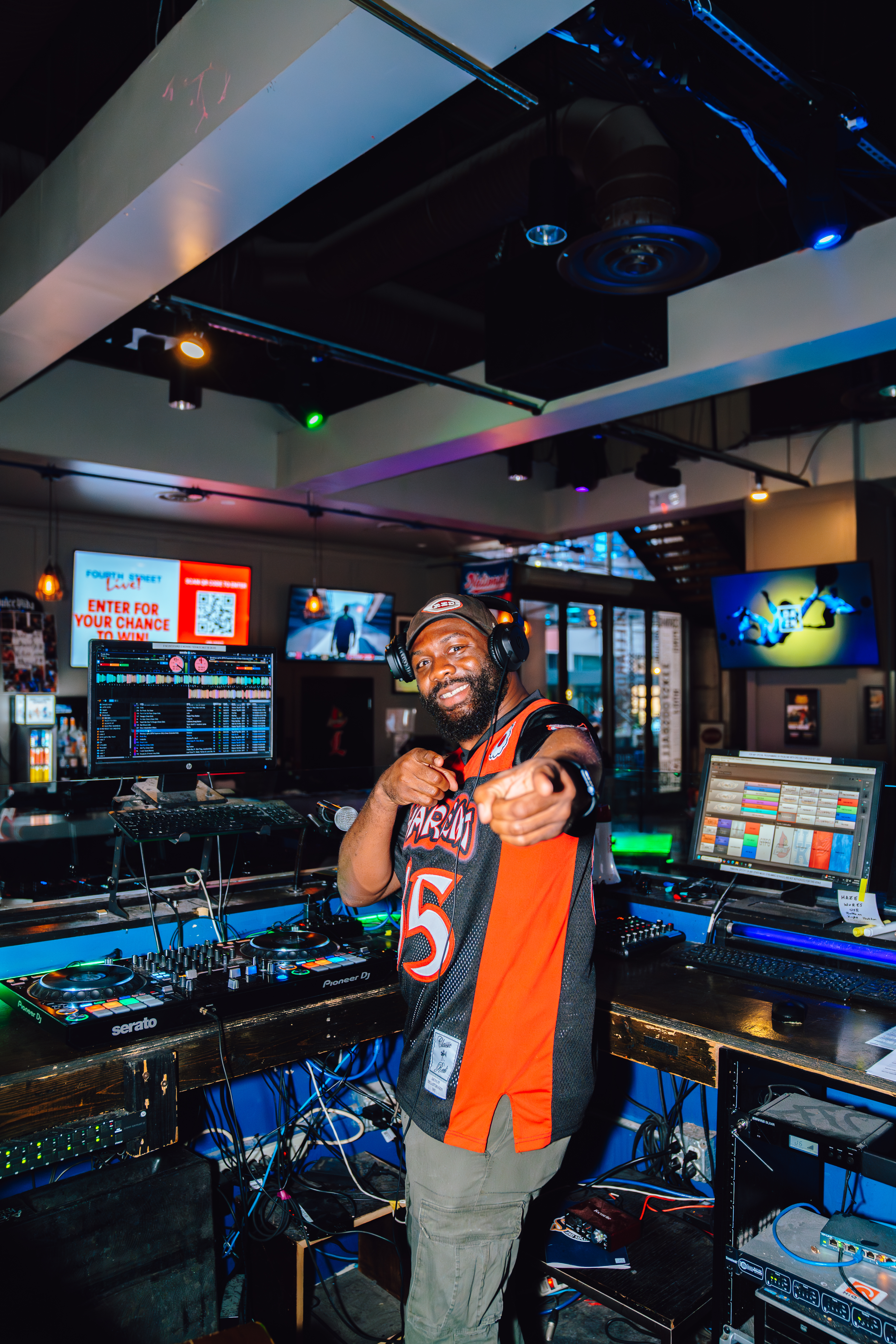 An image of DJ Miles at Sports and Social.
