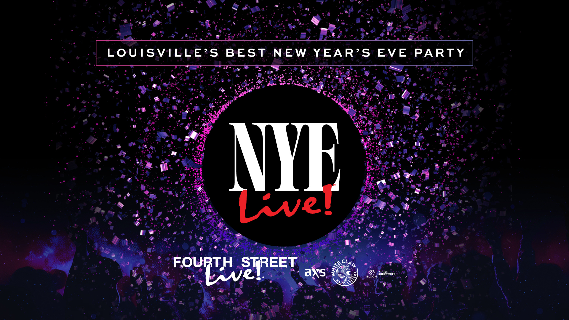 Graphic for NYE Live! 2025.