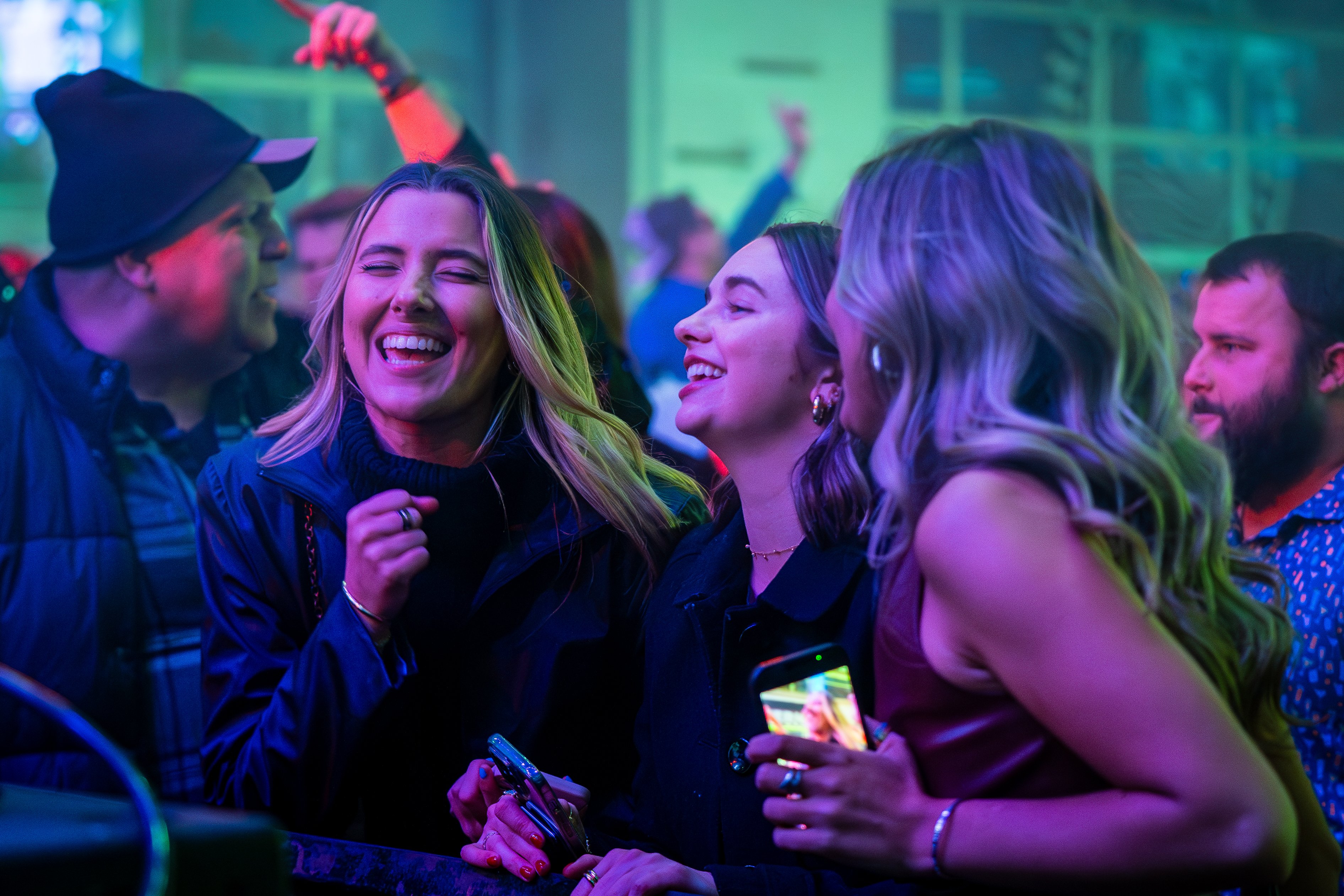 Girls singing at NYE Live!