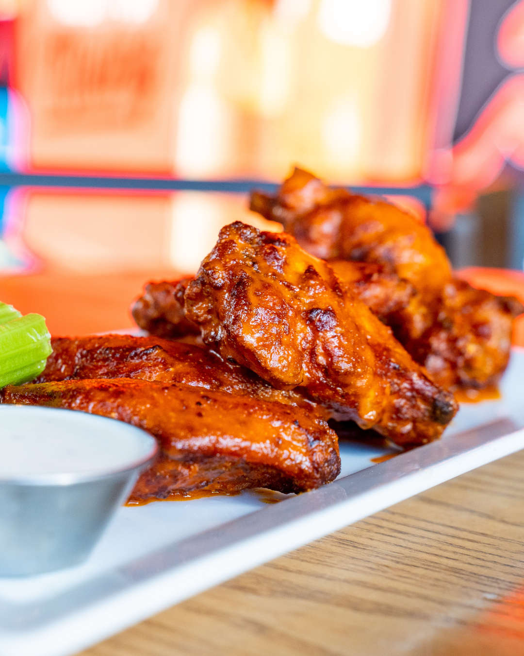 Sports & Social hot wings