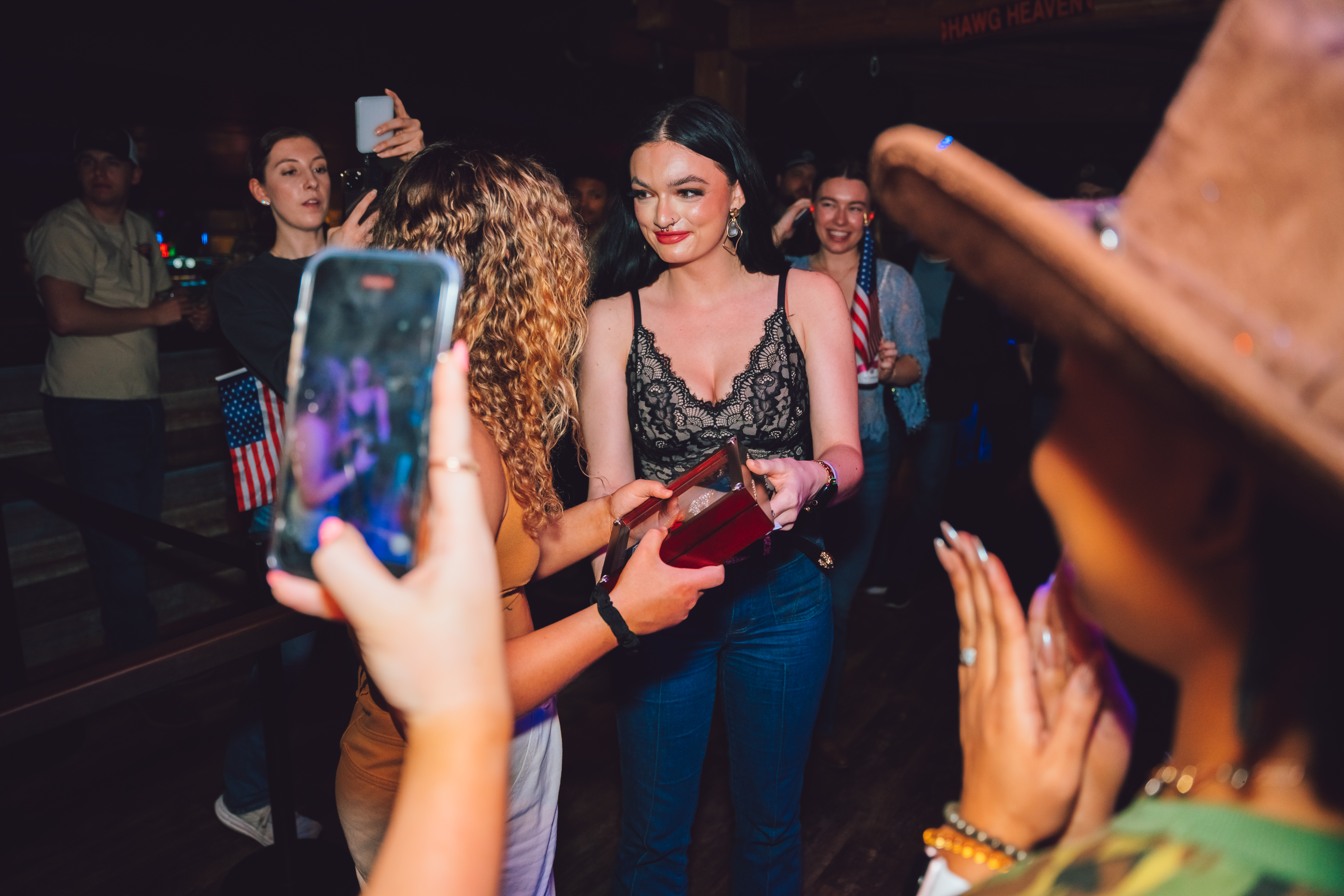 Freedom friday hero of the month receives speciality pbr branded belt buckle