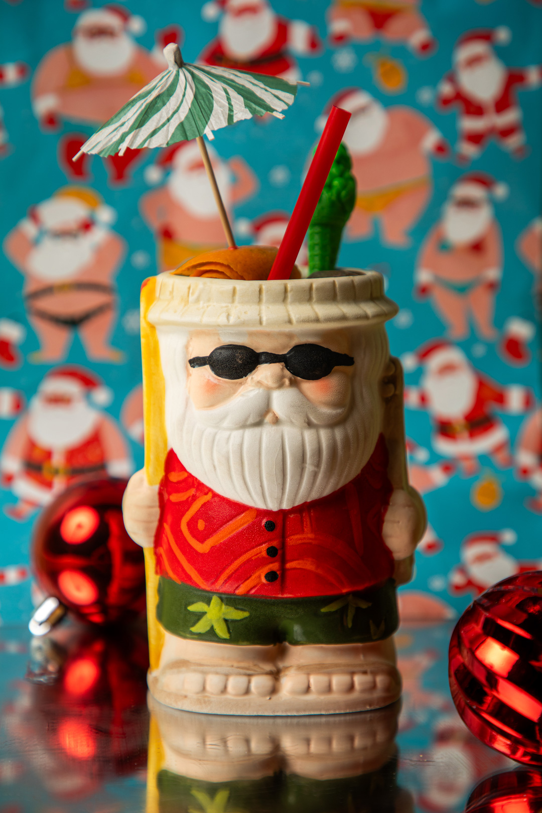 Santa glass