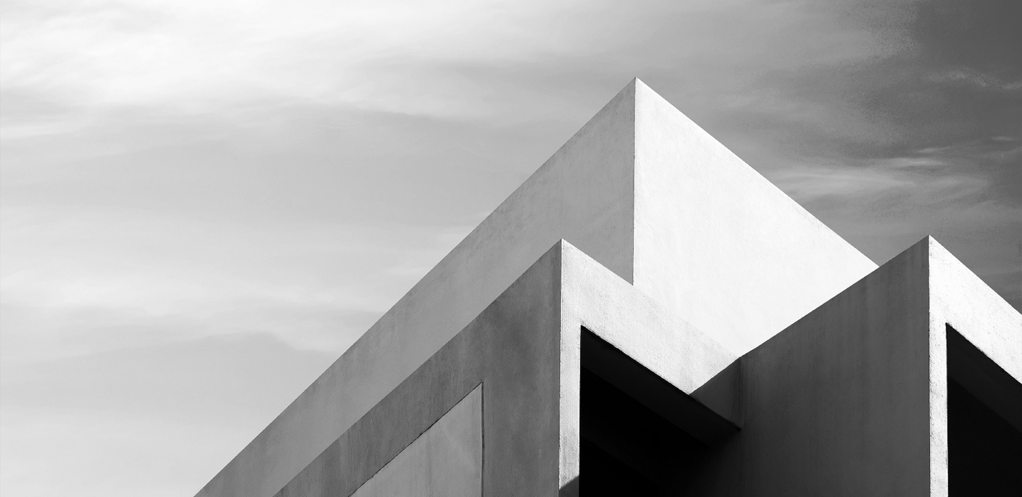 Exterior modern building