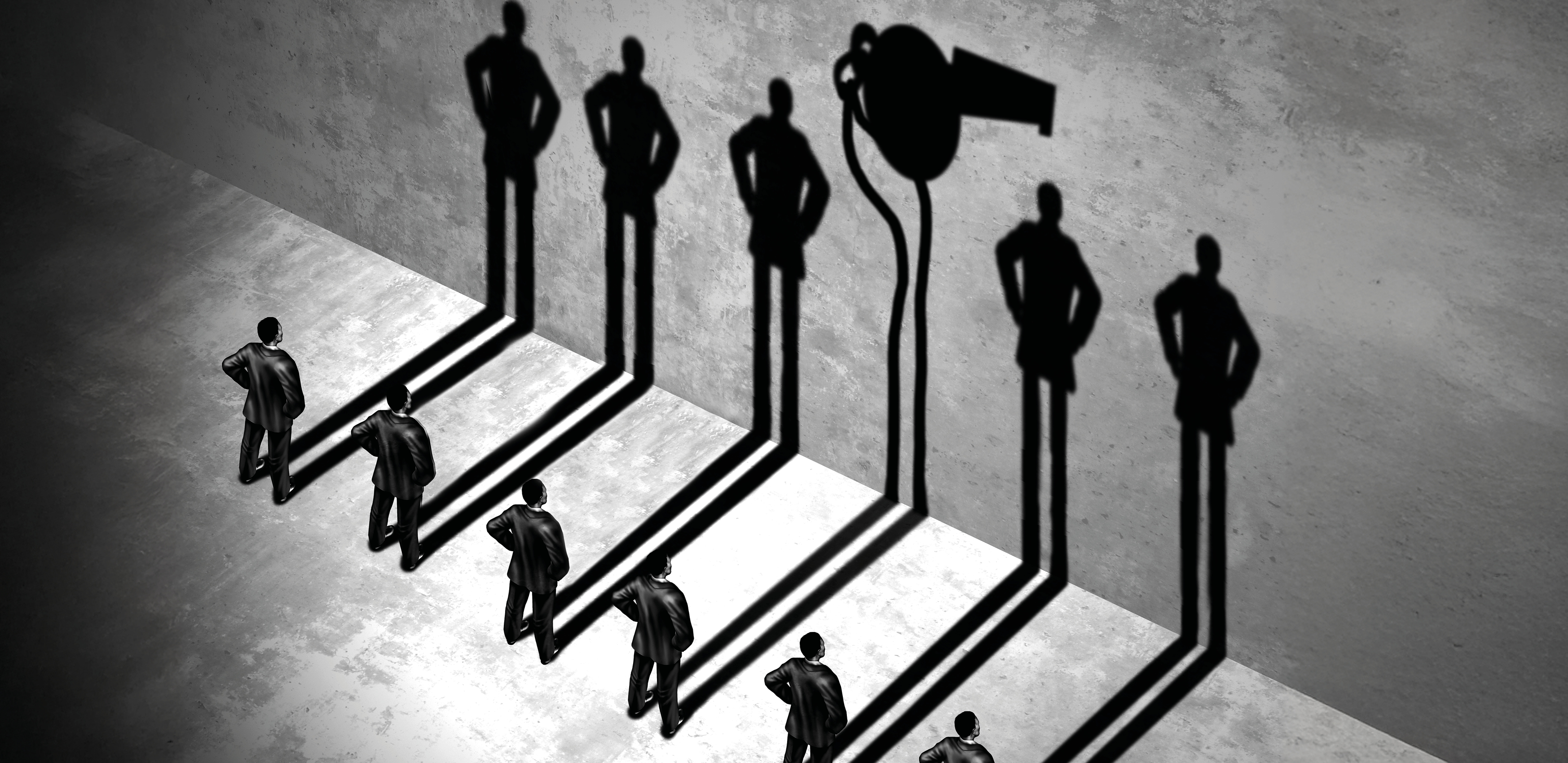 Shadows on the wall
