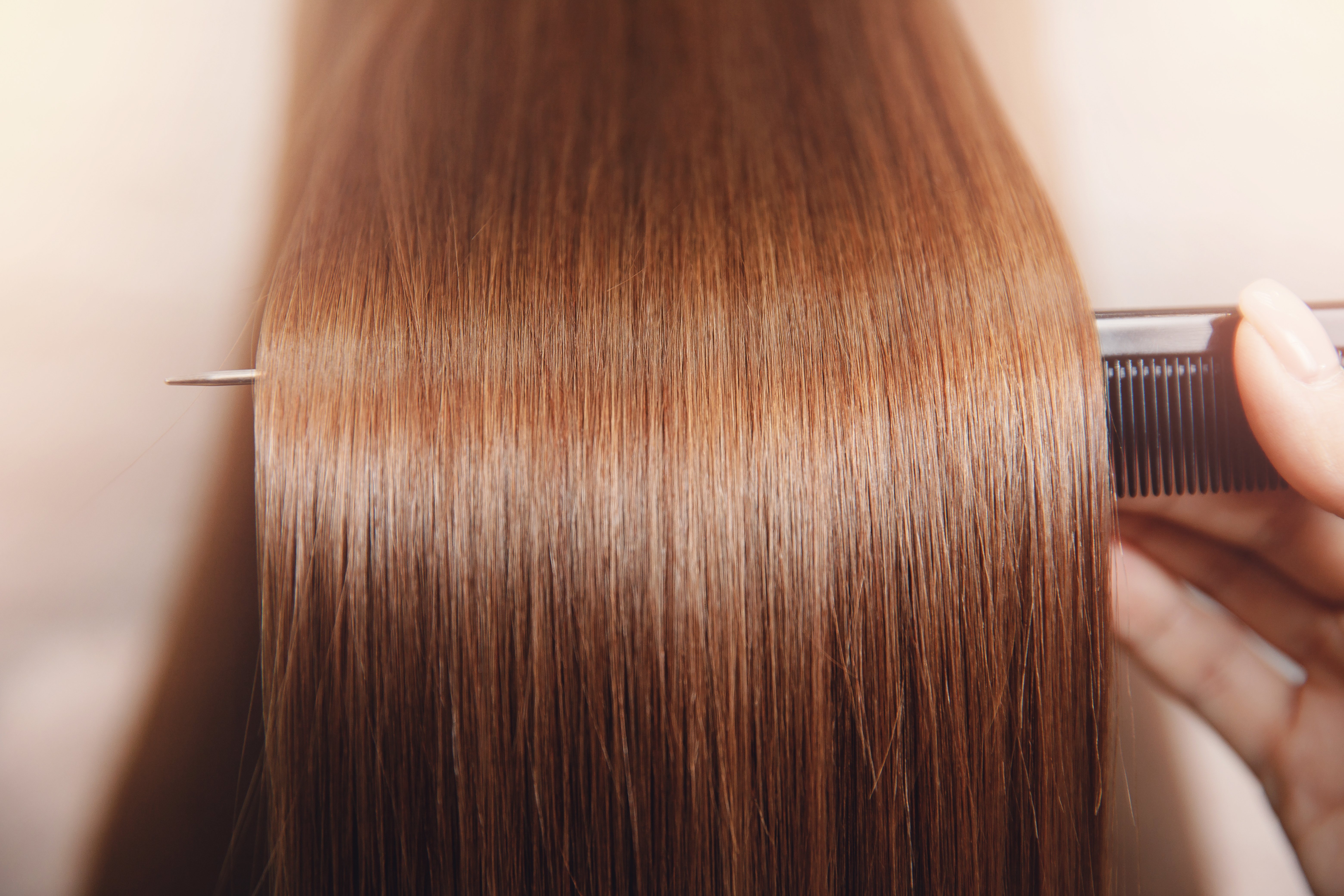 shiny hair