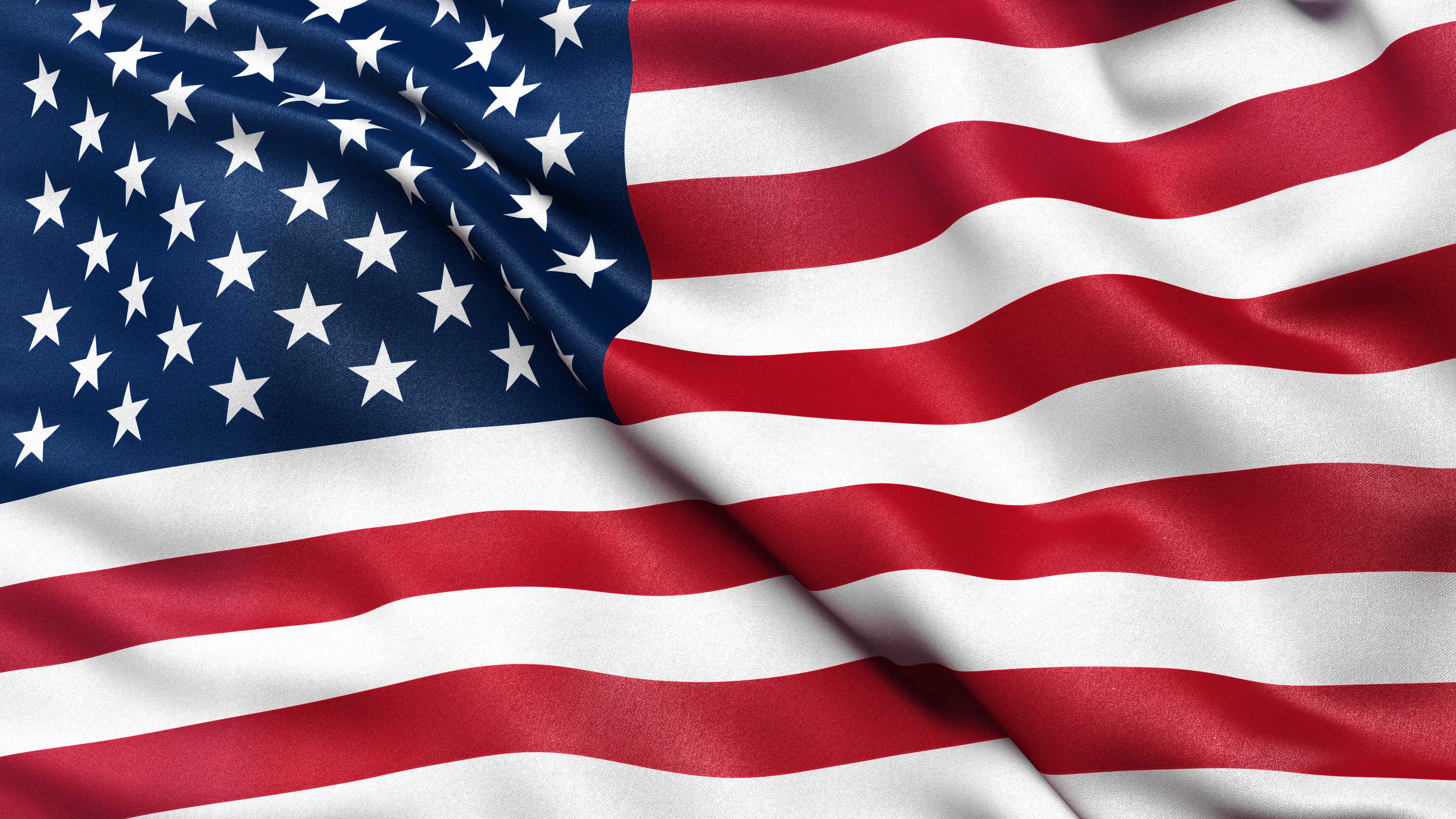 The image is of a waving American flag.
